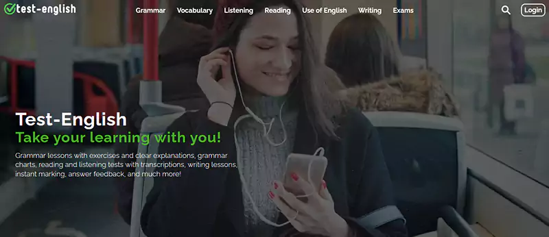 معرفی آزمون وبسایت test-english